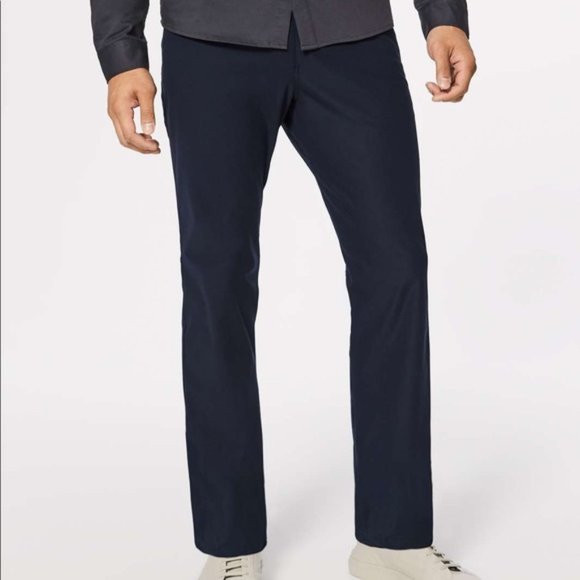 lululemon athletica Other - Lululemon Athletica Men's ABC Pant Classic Navy 37" Size 34 Tall